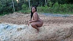 yo, banging this curvy baiana mulata at home and in the car!