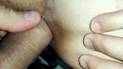 Beautiful milf wife slips into stockings to lure her husband into a hot homemade anal session.