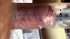 cum after vibrator on soft cock