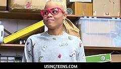 Arie Faye rides LP officer's cock