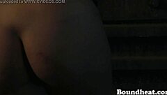 feisty chick got herself whipped hard for disobeying mistress in garage