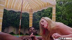 Milfy shows BBC-hungry blonde milf Charlie devouring her ex’s cock.