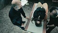 hey, insane woman kept in cell for tight pussy use.