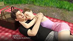 at university of problems, sara’s love route 3 unfolds with cute curvy charm in 3d