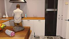 Being a dik with curvy 3d chick in sexy outfit.