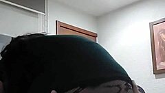 Mounting my man for intense Mexican shemale anal action