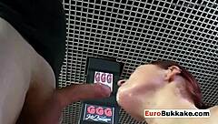 Chubby Redhead In Lingerie Banged And Soaked Hard