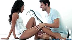 babe enjoys european foot play in high definition