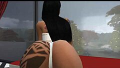 Nicki Minaj, Cardi B, Megan Thee Stallion in wild ebony threesome