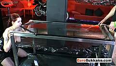 Chubby Redhead In Lingerie Banged And Soaked Hard