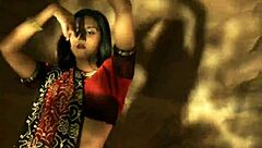 dreamy indian brunette teases with pure seductive strip moves