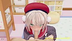 이 노브 MMD 우이마마 블로우잡이 3D 홀로라이브에서 얼마나 핫한지, 미치겠어!