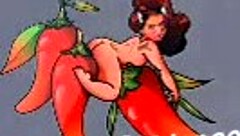 Hot Wife Tests Thick Shaft and Moans Loudly.