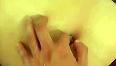 Feeling so good fingering this beautiful Latina navel