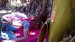 Curious How a Brunette Plays with a Sex Toy in Public?