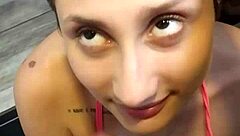 sadira hotwife teases in the erotikaxxx bathroom for a quick steamy trailer.