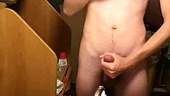 Feeling So Naughty Giving a Handjob in My Parents' House Today!