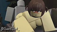 roblox characters try doggystyle and missionary positions in virtual fun