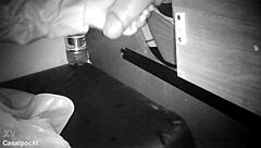 Diversión en glory hole con trans y tío con polla grande