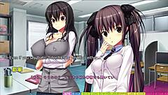 Tenioha 2 - manami love route part 4 - a footjob so good it had me singing soprano!