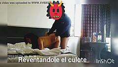 Pink Beauty Slips Glass Toy Into Juicy Hole