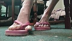 huge talons on display with curvy feet and exotic vibes