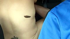 Wife’s ass and pussy blacked out for hours on road trip