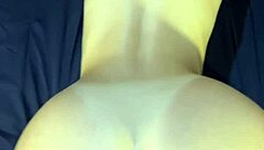 slut girlfriend bends over for deep doggystyle ride