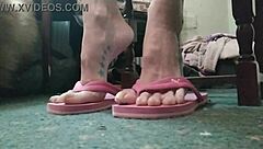 huge talons on display with curvy feet and exotic vibes