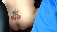 Wife’s ass and pussy blacked out for hours on road trip