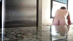 Tattooed couple in intimate moment part two