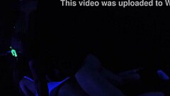 carrie b gets hardcore blacklight sex with gagging and choking