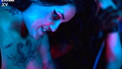 bound feet got tickled hard while she gagged on toes.