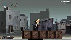 Watch This Horny Blonde Gangbang!