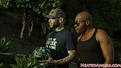 I'm loving how this inked emo babe gets fucked interracially hard.