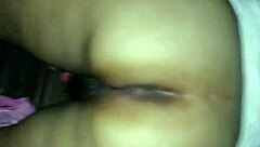 Amateurs tease with pants ready to break