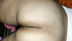 Amateurs tease with pants ready to break