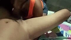 Latina stepdaughter gives intense head to stepdad for freedom