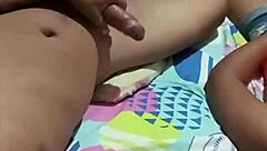 Latina stepdaughter gives intense head to stepdad for freedom