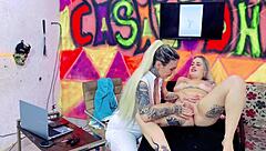 Emotional Pussy Tattoo Session