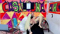 Emotional Pussy Tattoo Session