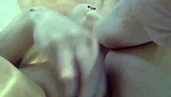 Sexy Nadia Bathes With Rubber Duckies in Solo Play