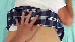 Rich Student Girlfriend Gets Nailed Hard in Sexy Uniform