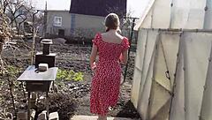 Şehirden yeni taşındım ve bir çiftçi kızı sert becerdim! 😜