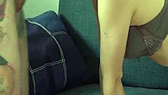 Candie Cross Endures Extreme Face Fuck in Homemade Domination