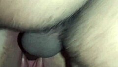Damn, this hot brunette left the guy’s cock all messy with cum! 💦