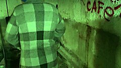 Yo, see this French whore take anal in abandoned spot?