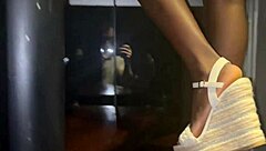 20 year old tight ebony hole gets interracial dick down hard