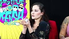 the blonde latina brunette brazilian amateurs slowly insert into her tight ass and keep it there with foxy