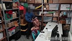 Police Girl LP Officer Must Confirm Items on Petite Teen Suspect